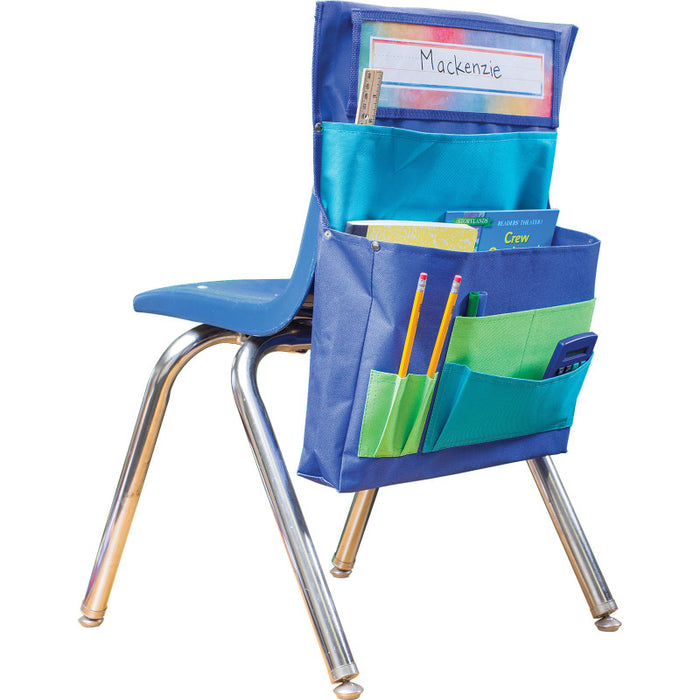 Teacher Created Resources TCR20970 Blue, Teal & Lime Chair Pocket