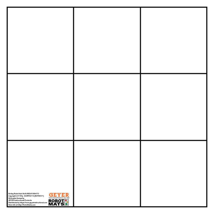 Geyer Instructional Products GYR199470 Botley Bot Grid Mat, 9" Squares, 27" x 27"