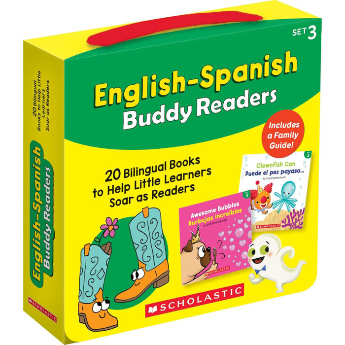 Scholastic Teaching Solutions SC-9781546160519 English-Spanish Buddy Readers: Set 3, Single-Copy Set, 20 Books