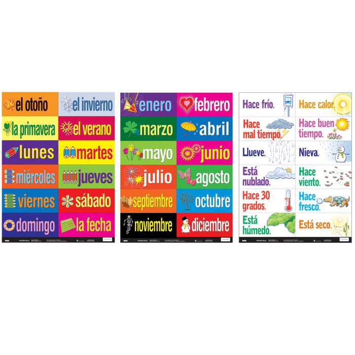 Poster Pals PSZP235 Spanish Multi-Purpose Card Set