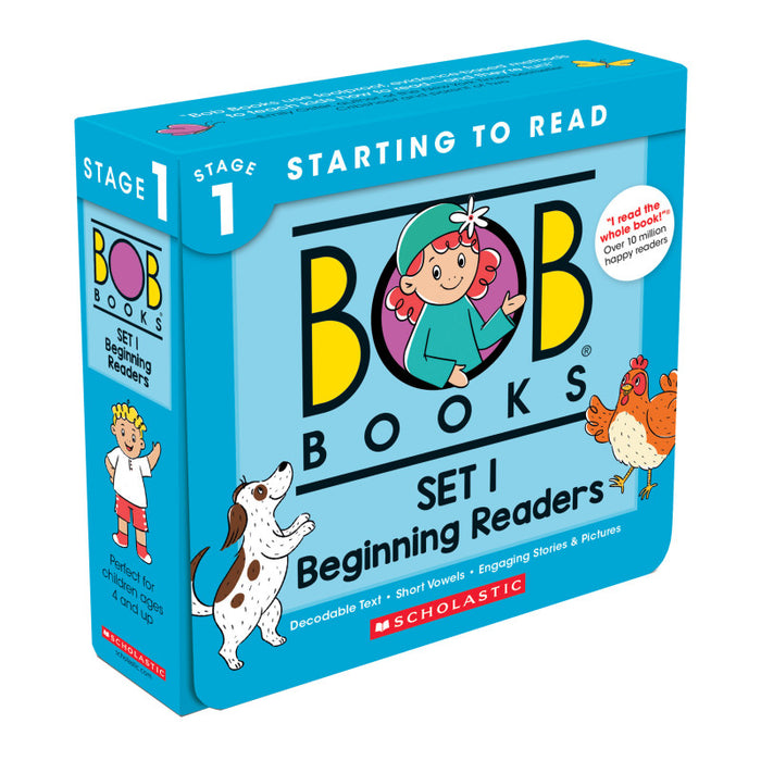 Scholastic SB-0439845009 Bob Books Beginning Readers Book, Set 1, Set of 12