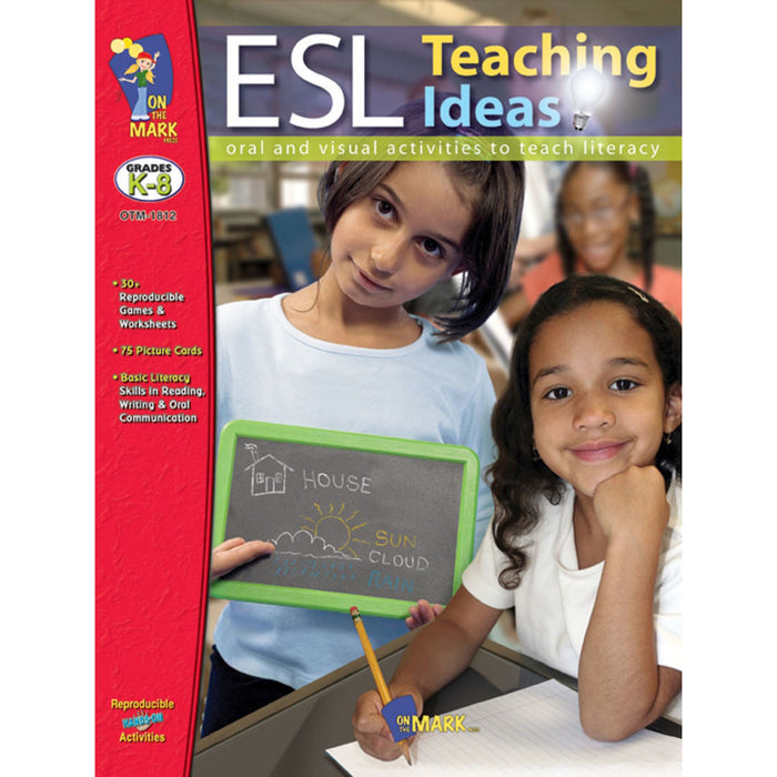 On the Mark Press OTM1812 ESL Teaching Ideas Book, Grades K-8