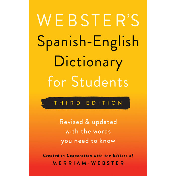 Federal Street Press FSP9781596951853 Webster's Spanish-English Dictionary for Students, Third Edition