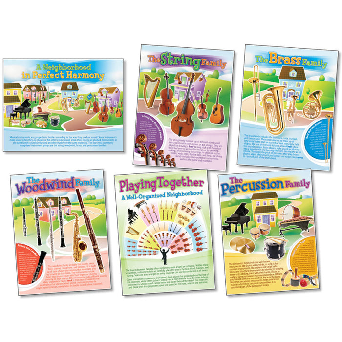 North Star Teacher Resources NST3037 Musical Instruments Bulletin Board Set
