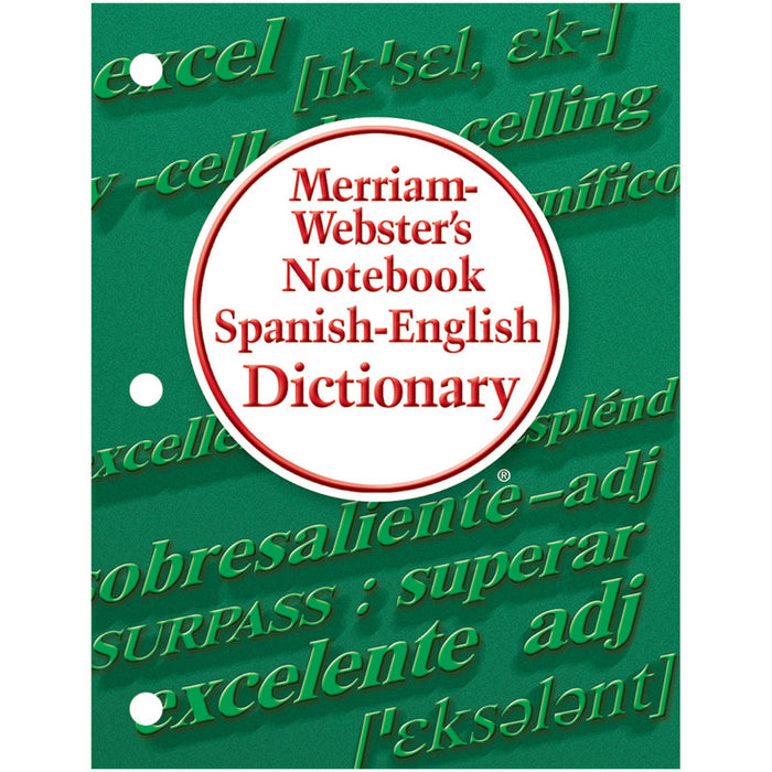 Merriam-Webster MW-6725 Notebook Spanish-English Dictionary