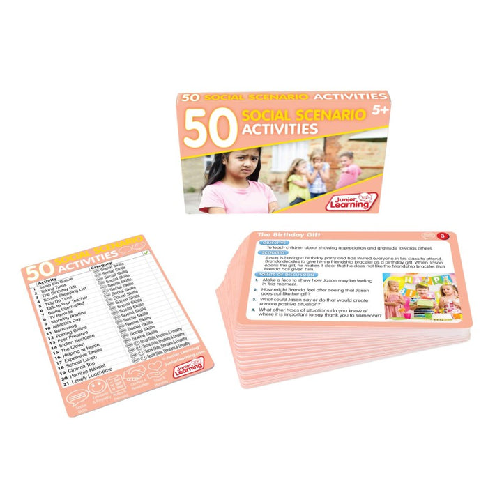 Junior Learning JRL361 50 Social Scenario Activities