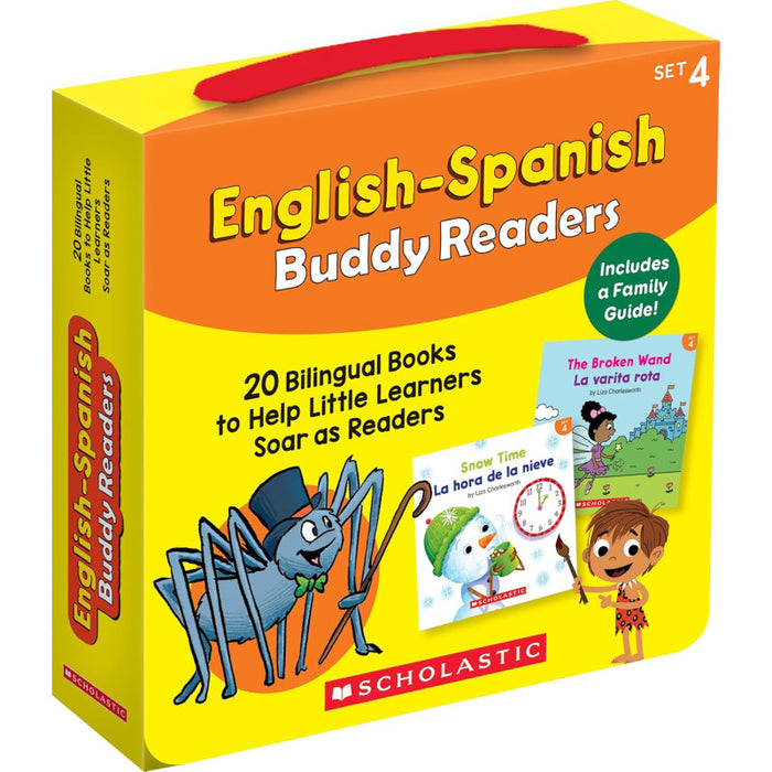 Scholastic Teaching Solutions SC-9781546160540 English-Spanish Buddy Readers: Set 4, Single-Copy Set, 20 Books