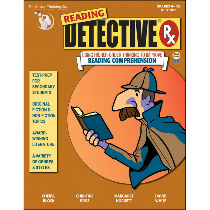 The Critical Thinking Co. CTB1511 Reading Detective Rx, Grade 6-12