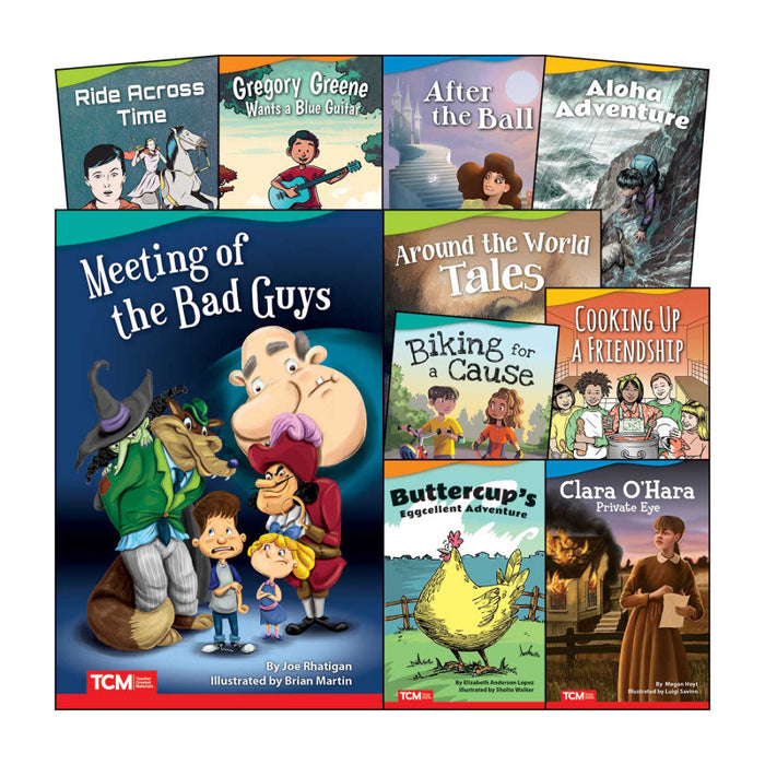 Teacher Created Materials SEP118368 Literary Text Grade 4 Set 1: 10-Book Set