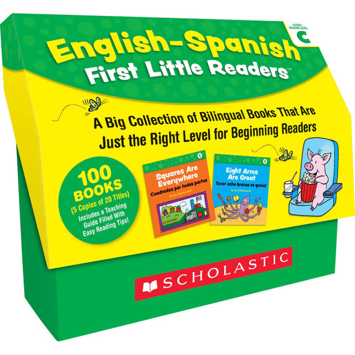 Scholastic Teaching Solutions SC-866805 English-Spanish First Little Readers: Guided Reading Level C (Classroom Set)