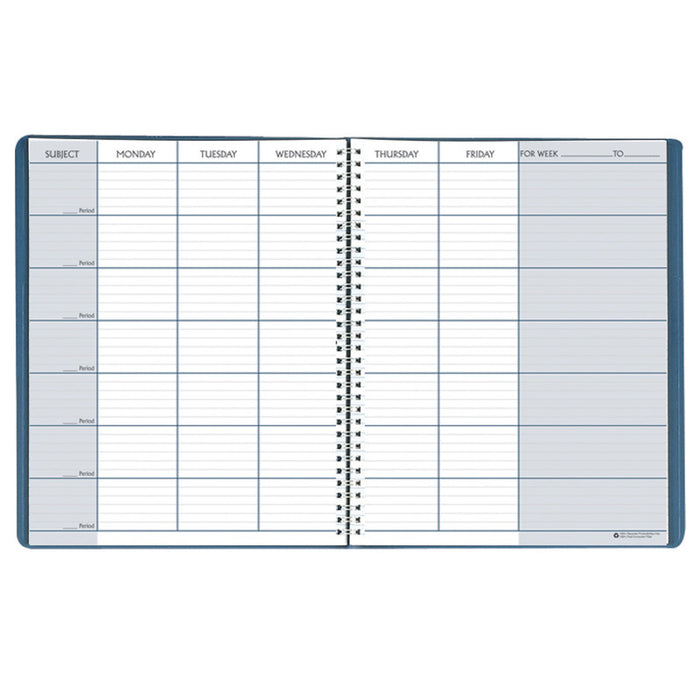 House of Doolittle HOD50907 Teacher's Planner, 45 Weeks, Blue, 8-1/2" x 11"