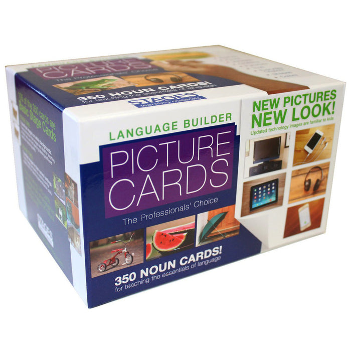 Stages Learning Materials SLM001 Language Builder Picture Nouns Card Set 1, Pack of 350