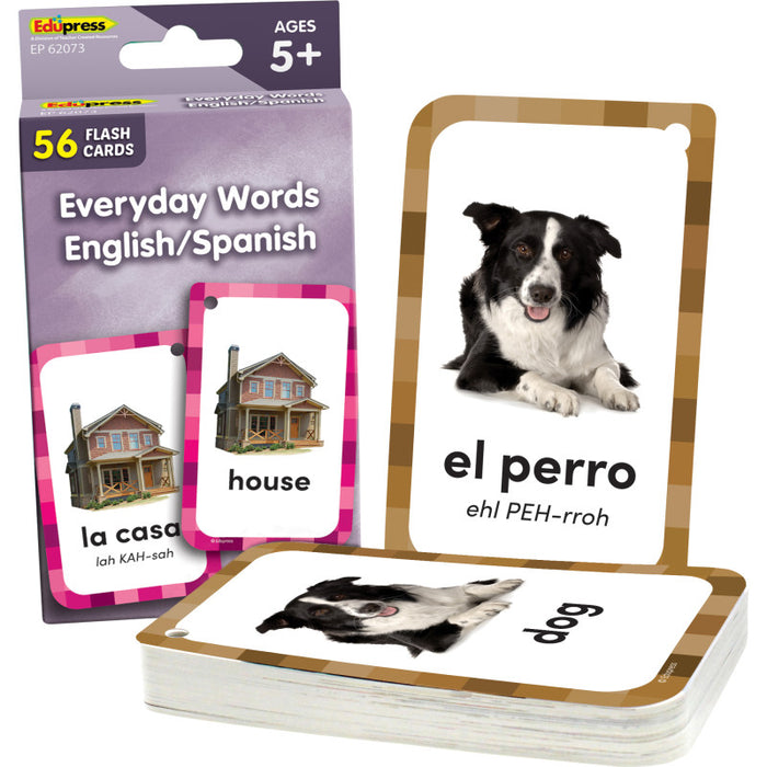 Teacher Created Resources TCR62073 Everyday Words English / Spanish Flash Cards