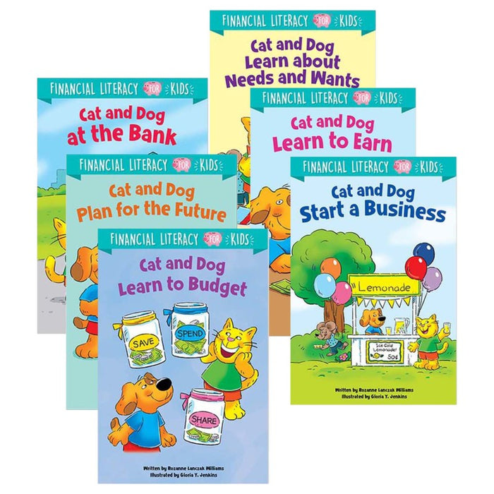 Creative Teaching Press CTP10272 Financial Literacy for Kids 6-Book Pack