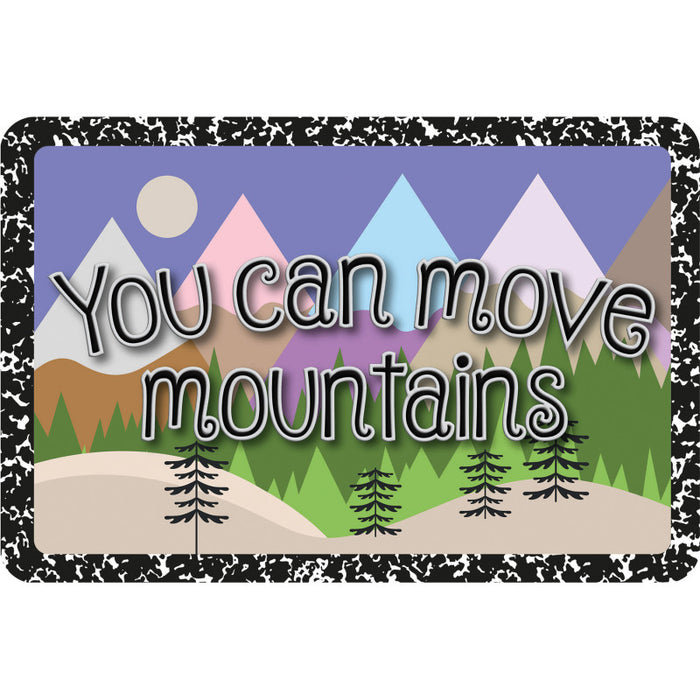 Ashley Productions ASH12538 The Original Fun Mat Computer Mouse Pad, 11.75x8 in, You Can Move Mountains