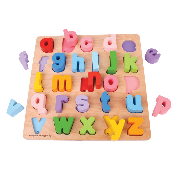 Bigjigs Toys BJTBB106 Chunky Alphabet Puzzle - Lowercase