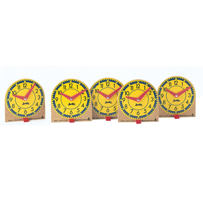 Carson Dellosa Education J-209041 Mini Judy Clocks, Grade K-3, Pack of 12