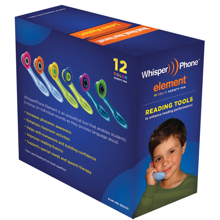 WhisperPhone HB-WPEVP12 Acoustical Voice-Feedback Headset VarietyPak of 12