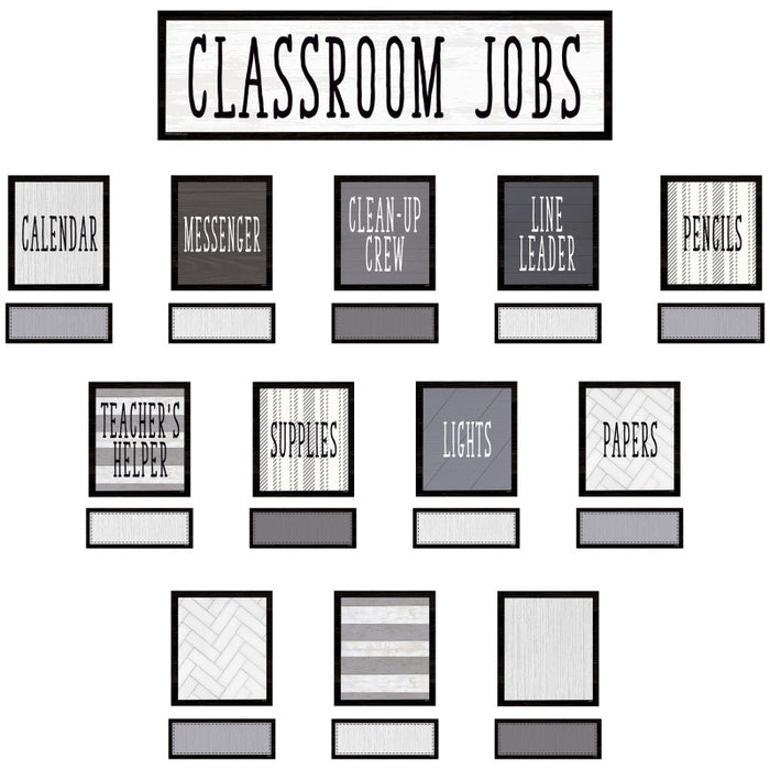 Teacher Created Resources TCR8532 Modern Farmhouse Classroom Jobs Mini Bulletin Board