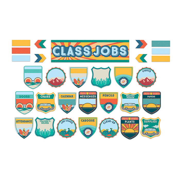 Eureka EU-847807 Adventurer Class Jobs Mini Bulletin Board Set