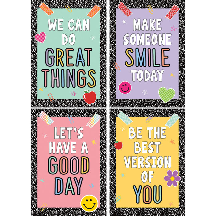 Teacher Created Resources TCR2088730 Cool for School Positive Posters, Set of 4