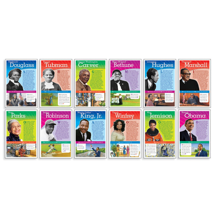 Scholastic Teaching Solutions TF-8026 Notable African Americans Bulletin Board Set