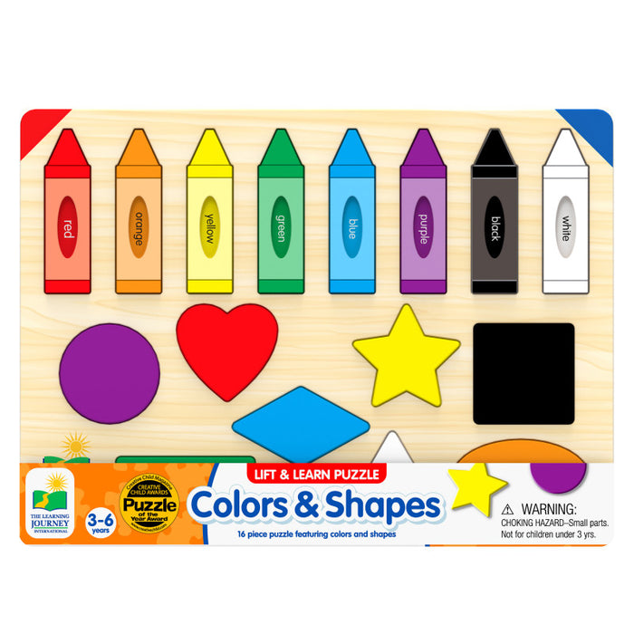 The Learning Journey International LJI501825 Lift & Learn Colors & Shapes