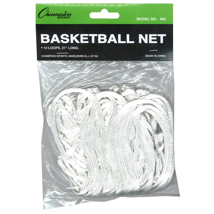 Champion Sports CHS400 Basketball Net, Standard Size, 4mm Braided Nylon