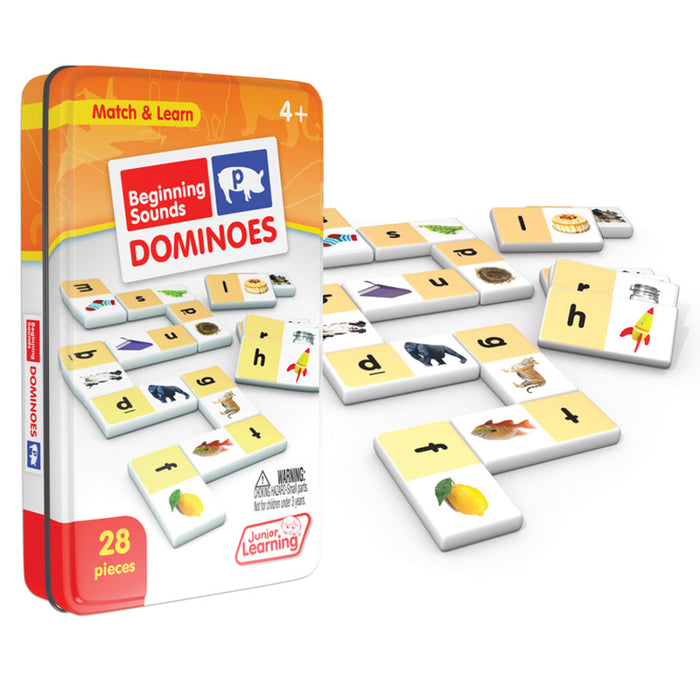Junior Learning JRL492 Beginning Sounds Dominoes
