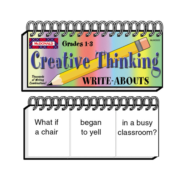 McDonald Publishing MC-W2022 Write-Abouts, Grades 1-3, Creative Thinking