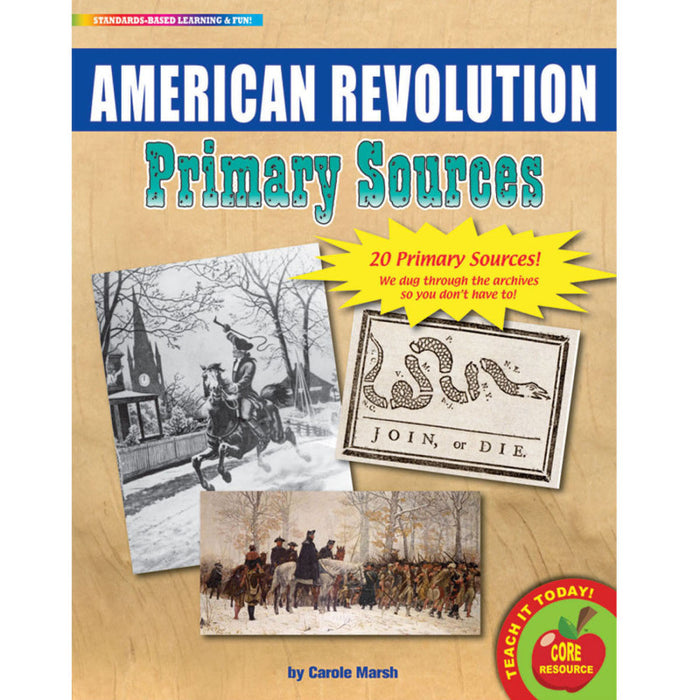 Gallopade GALPSPAME Primary Sources, American Revolution