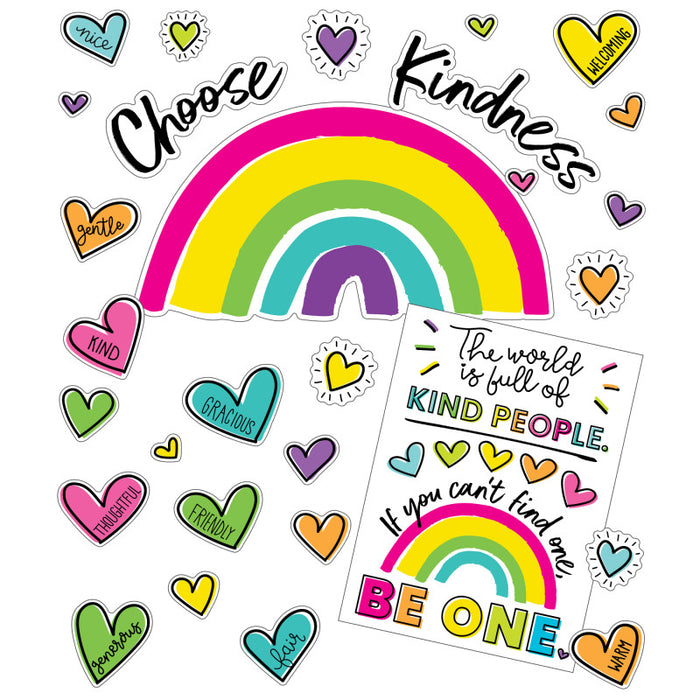 Carson Dellosa Education CD-110524 Kind Vibes Choose Kindness Bulletin Board Set