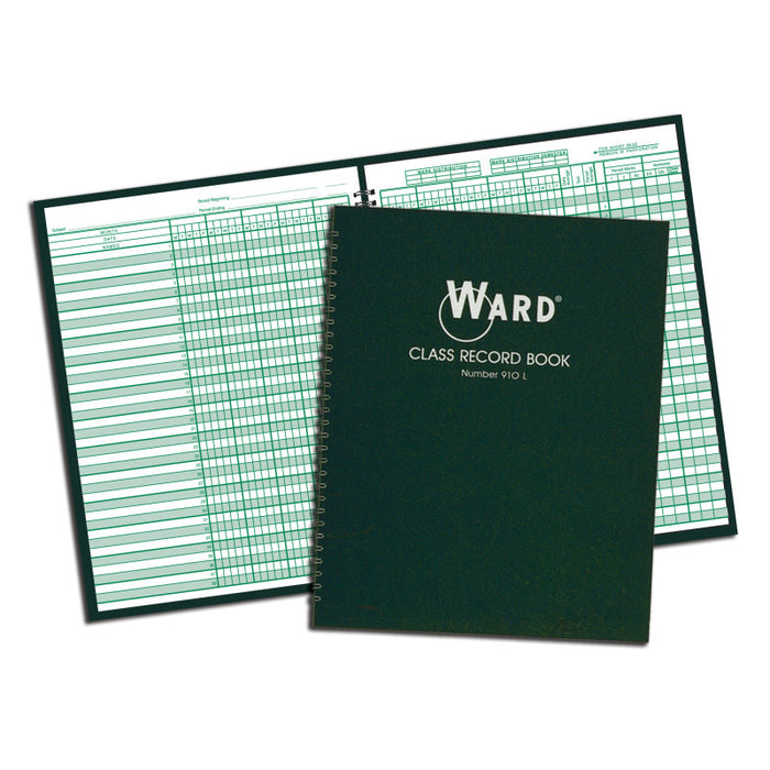 WARD WAR910L Class Record Book, 38 Name, 9-10 Week Periods