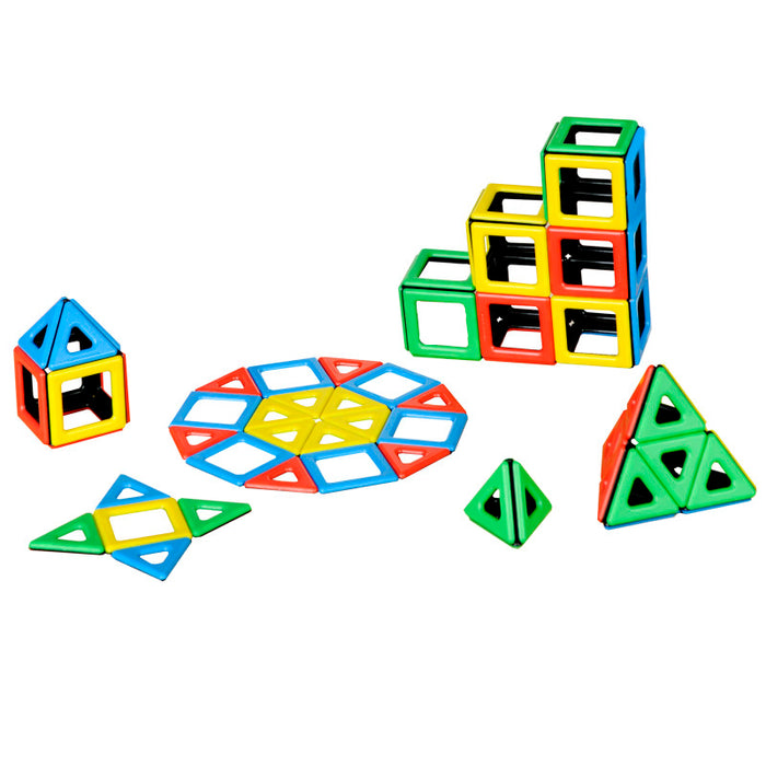 Polydron PY-501010 Magnetic Polydron Class Set, 96 Pieces