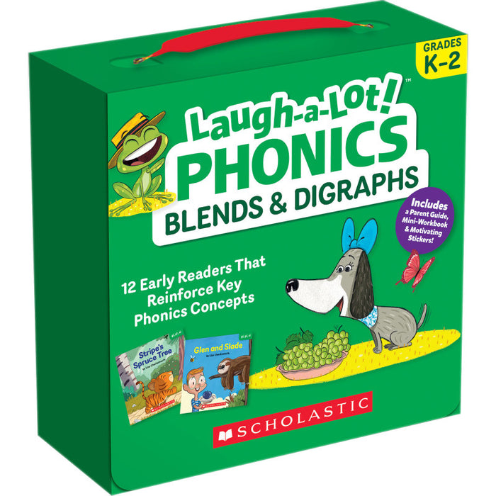 Scholastic Teaching Solutions SC-736582 Laugh-A-Lot Phonics: Blends & Digraphs (Parent Pack)