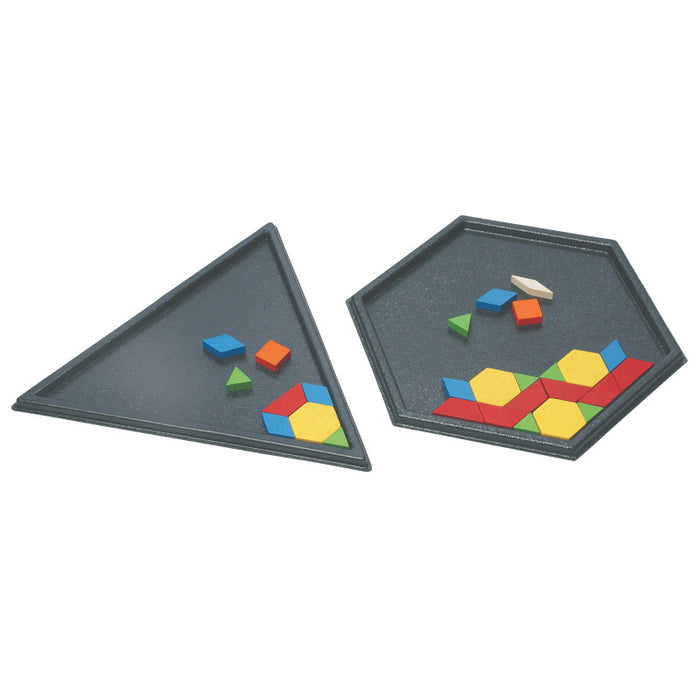 Learning Advantage CTU102842 Pattern Block Trays - Set of 2