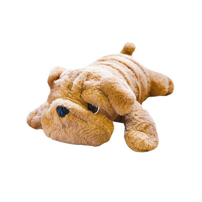 Bouncyband BBALPBD Happy Hugs Sensory Weighted Plush Bulldog