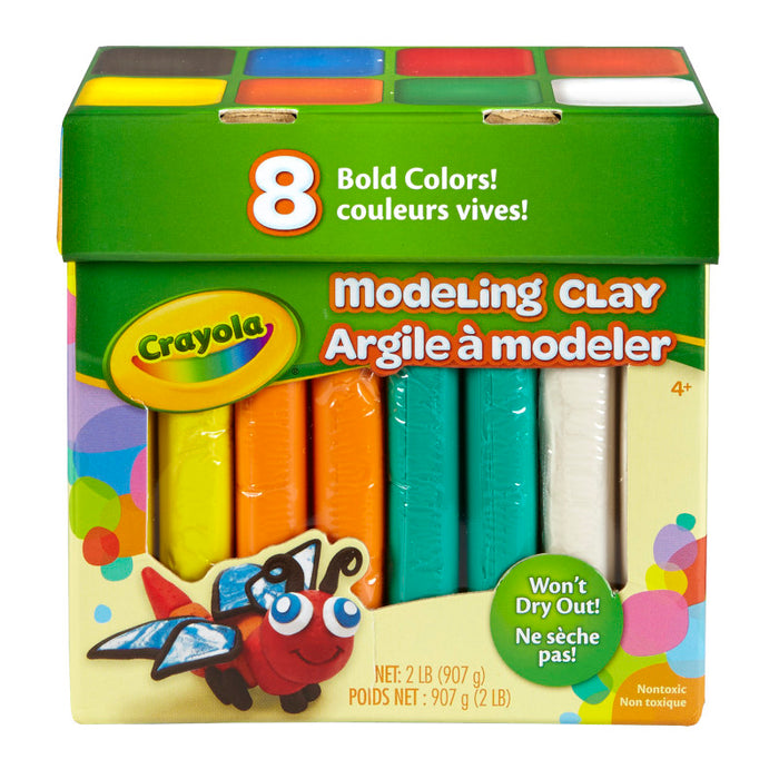 Crayola BIN570315 Modeling Clay, 2 lb. Jumbo Assortment