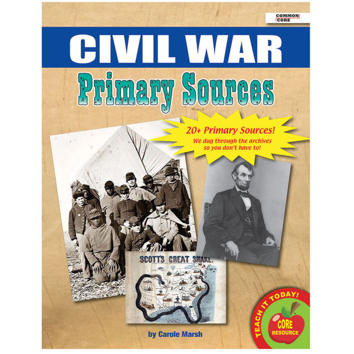 Gallopade GALPSPCIVWAR Primary Sources, Civil War