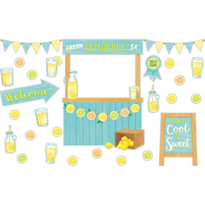 Teacher Created Resources TCR8491 Lemon Zest Lemonade Stand Bulletin Board Set