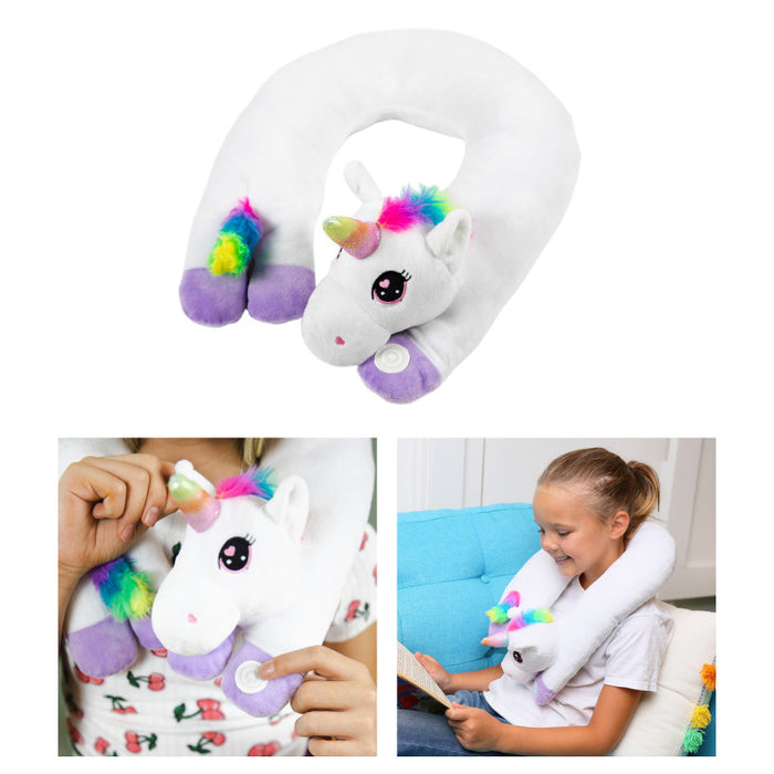 Bouncyband BBAVNUN Sensory Vibrating Neck Pillow - Unicorn