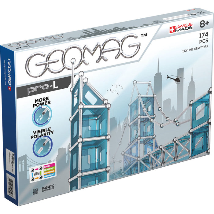 Geomag GMW027 Geomag&trade; PRO L Building Set, 174 Pieces