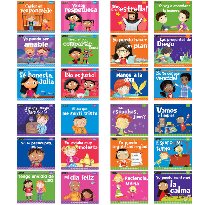 Newmark Learning NL-3319 MySELF Reader Set, Spanish, Set of 24 Books