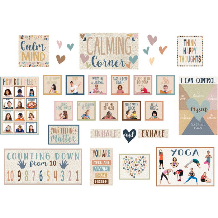 Teacher Created Resources TCR7118 Everyone is Welcome Calming Corner Bulletin Board Set