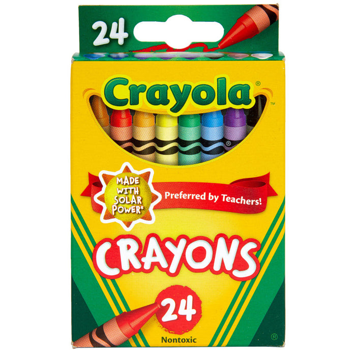 Crayola BIN3024 Crayons, Regular Size, 24 Count