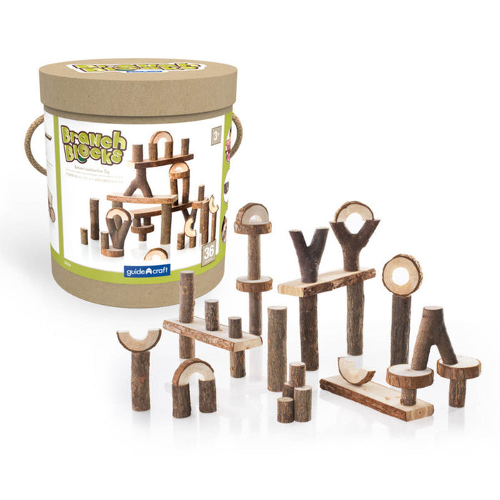 Guidecraft GD-6770 Branch Blocks, 36 Pieces