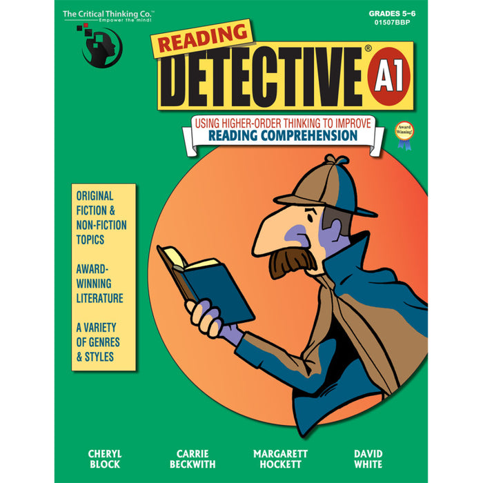 The Critical Thinking Co. CTB1507 Reading Detective Book, A1, Grade 5-6
