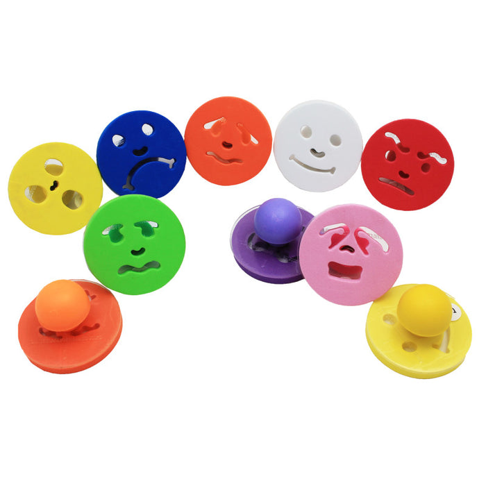 READY 2 LEARN CE-6753 Giant Stampers - Feelings - Set of 10