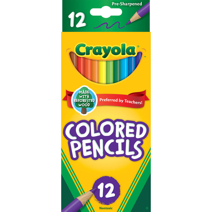 Crayola BIN4012 Colored Pencils, 12 Count