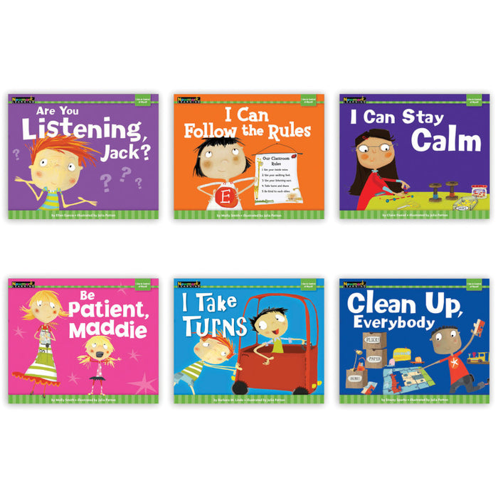 Newmark Learning NL-2271 MySELF Reader, I Am in Control of Myself, Small Book, Set of 6